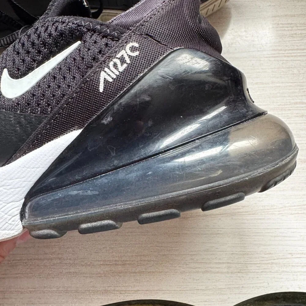 Nike Black and White Athletic Shoes - Picture 9 of 11